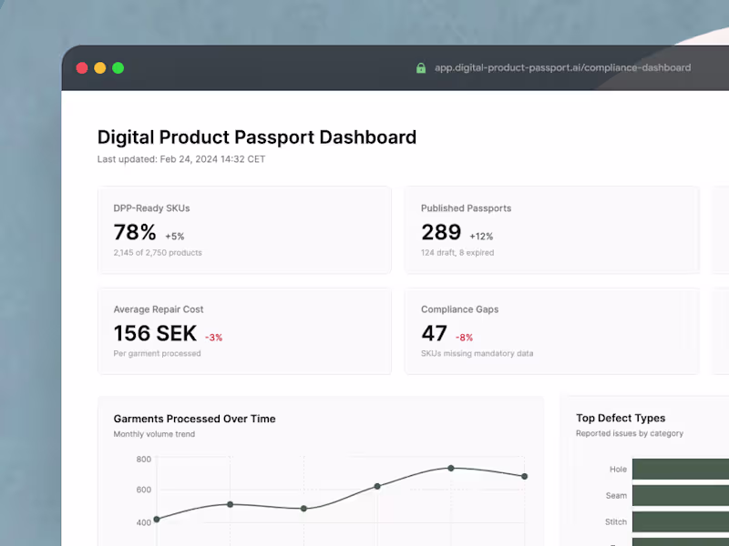 Cover image for Digital Product Passport (DPP) | Circular SaaS Traceability