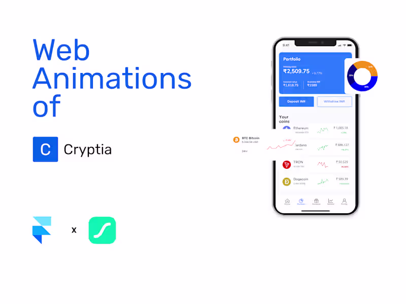 Cover image for Web Animation for Cryptia