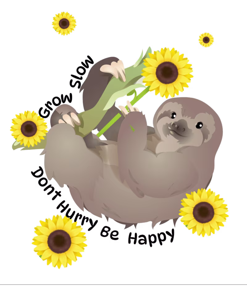 Cover image for Be a sloth 