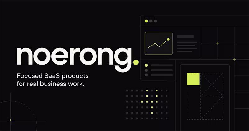 Cover image for Noerong: SaaS Product Studio and Portfolio