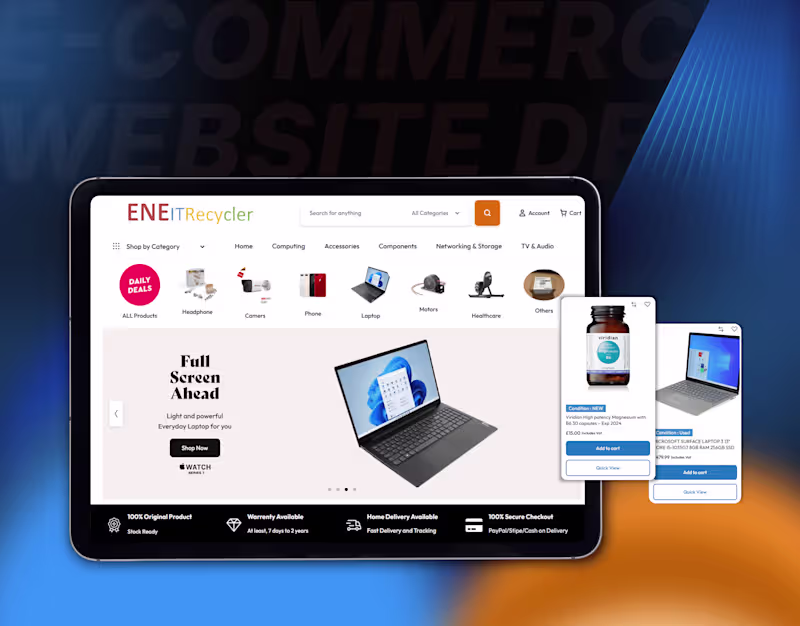 Cover image for E-Commerce Website Design