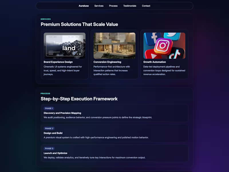 Cover image for Premium Next.js Landing Page Development