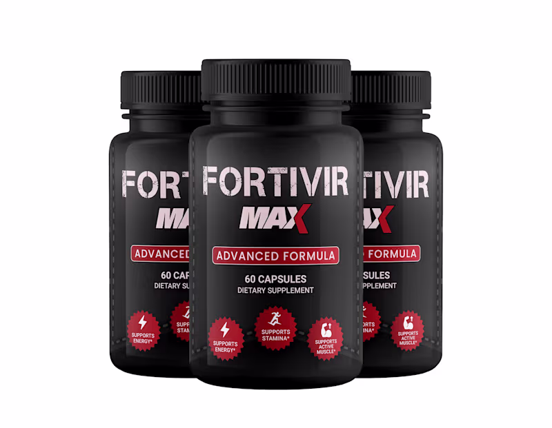Cover image for FORTIVIR MAX – Advanced Performance Supplement Packaging Des...