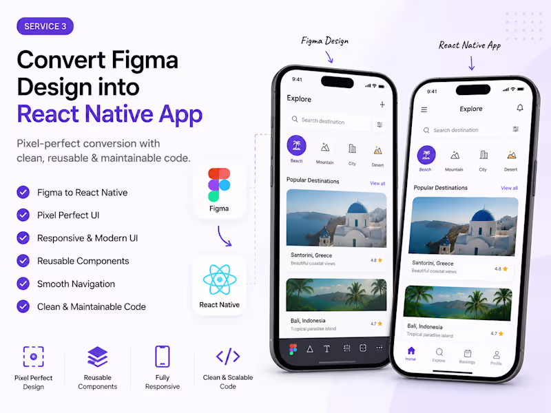 Cover image for Convert Figma Design into React Native App