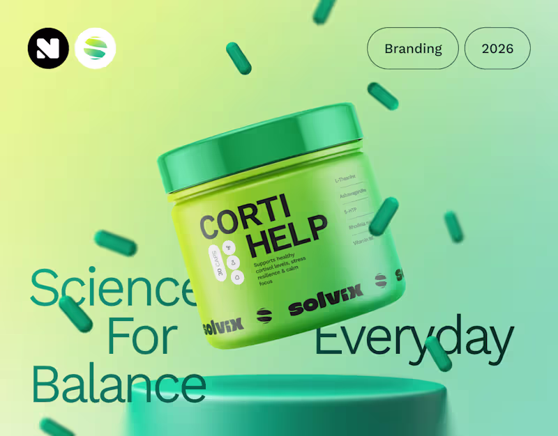 Cover image for Health Supplement Branding, Logo & Packaging Design