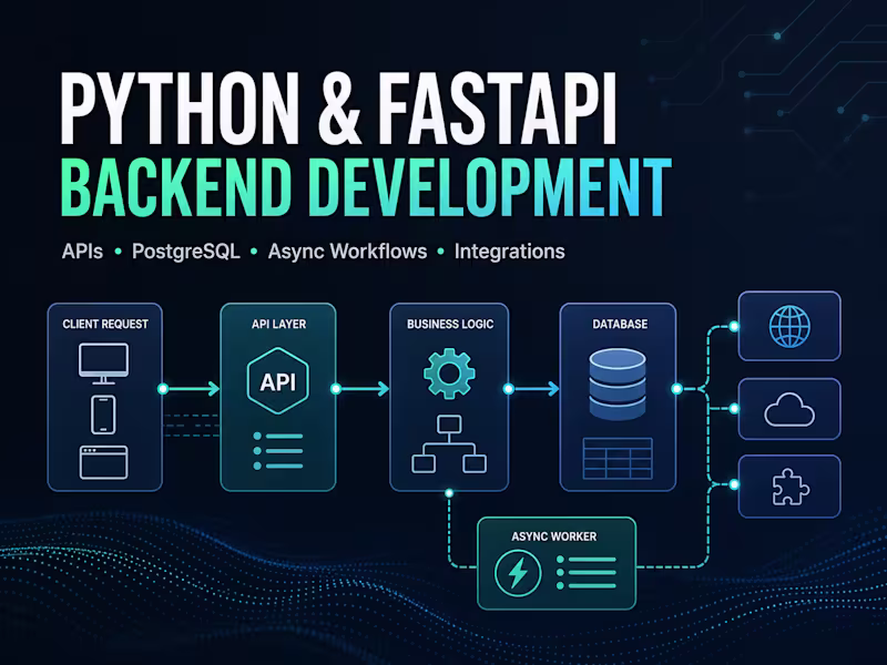 Cover image for Python & FastAPI Backend Development