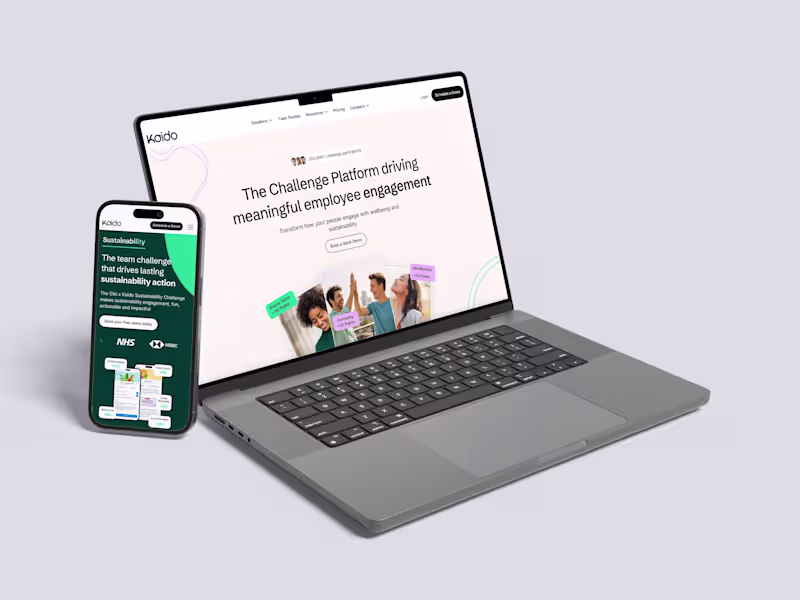 Cover image for Wellbeing & Sustainability —Framer Website Design
