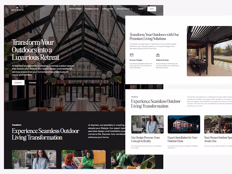 Cover image for Modern makeover on a standard templated website
