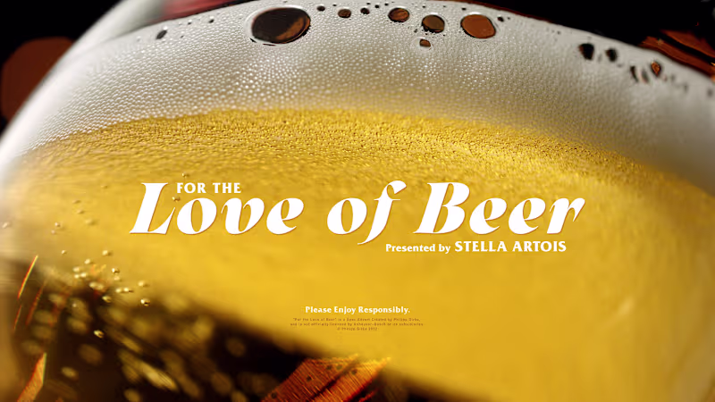Cover image for For the Love of Beer: Stella Artois Spec Project