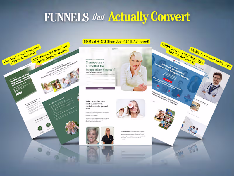 Cover image for Funnels or Landing Pages that Actually Convert