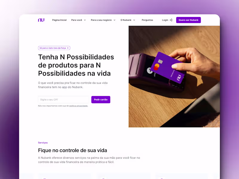 Cover image for Nubank - Website