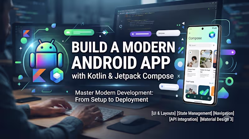 Cover image for Build a Modern Android App with Kotlin & Jetpack Compose