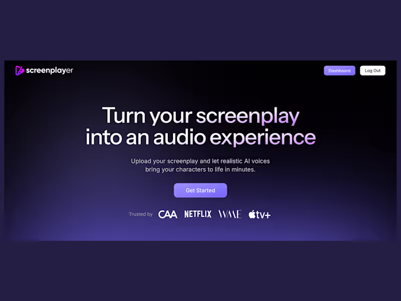 Cover image for Screenplayer SaaS Development