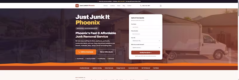 Cover image for Just Junk It Phoenix: a