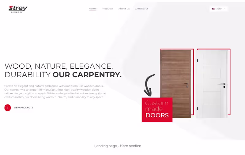 Cover image for Strey Company - Exquisite Wooden Doors