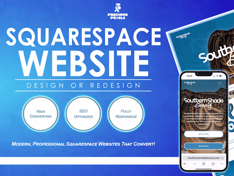 Cover image for Squarespace Web Design: Clean, Bold & Built to Convert 