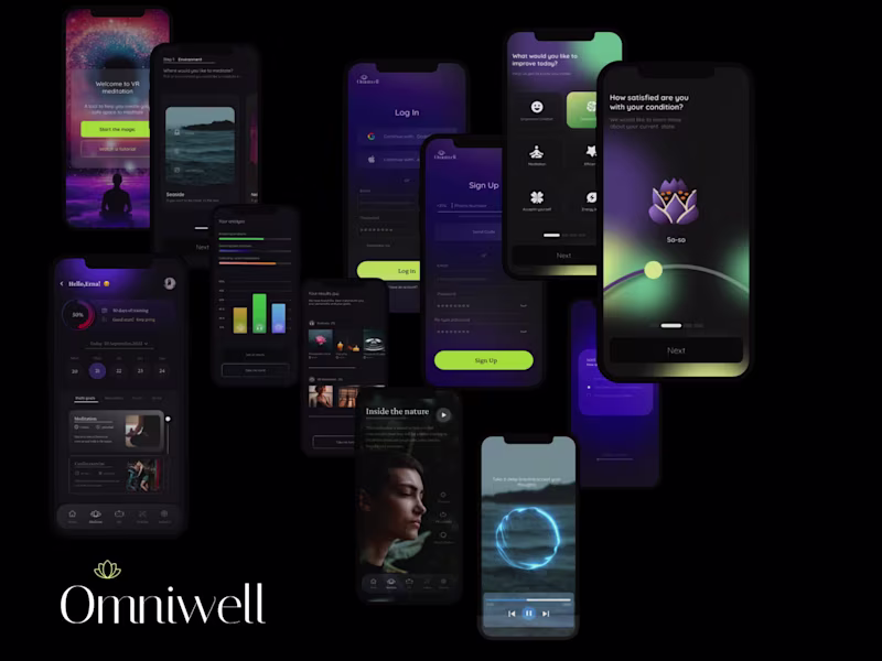 Cover image for Omniwell — A VR Meditation Experience for Visual Healing