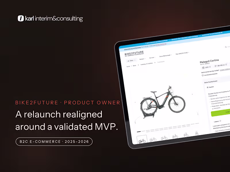 Cover image for A Shop Relaunch Realigned Around a Validated MVP