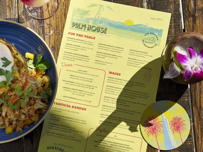 Cover image for Palm House Branding