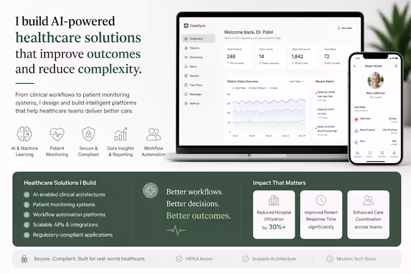 Cover image for Building AI-powered healthcare platforms that