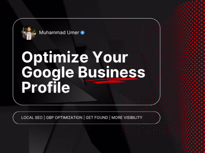 Cover image for Google Business Profile Optimization Services