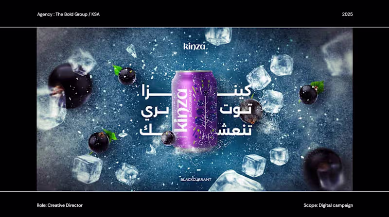 Cover image for Kinza Wild Berry Flavor Launch Campaign