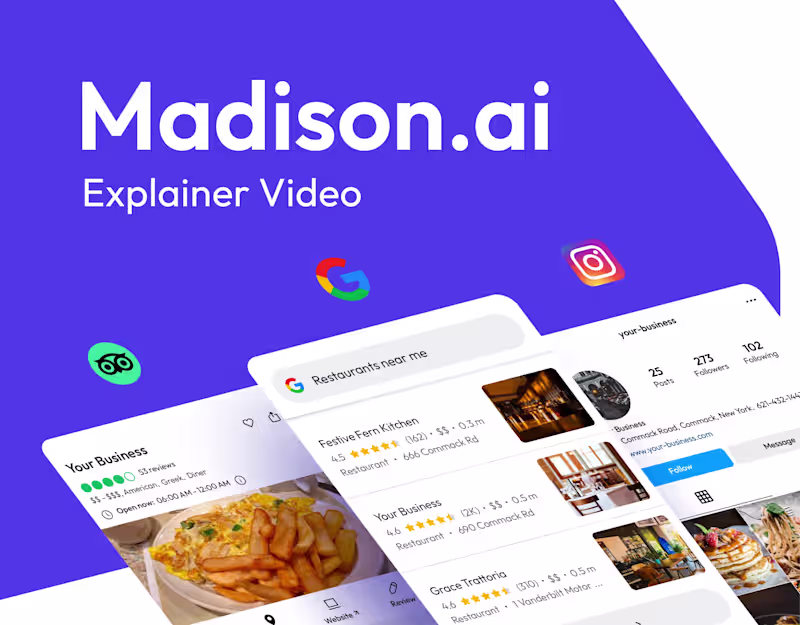 Cover image for Explainer Video for Madison / Motion Graphics Animation