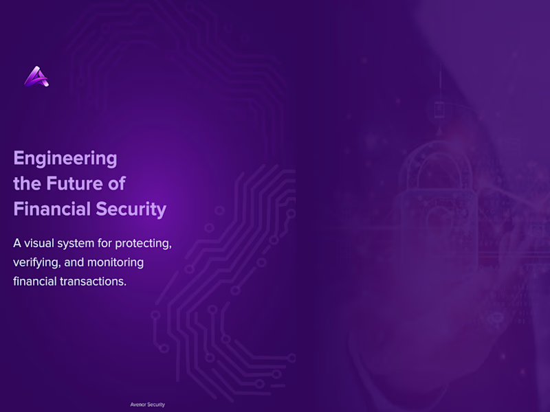 Cover image for Avenor Security — Financial Security Visual System