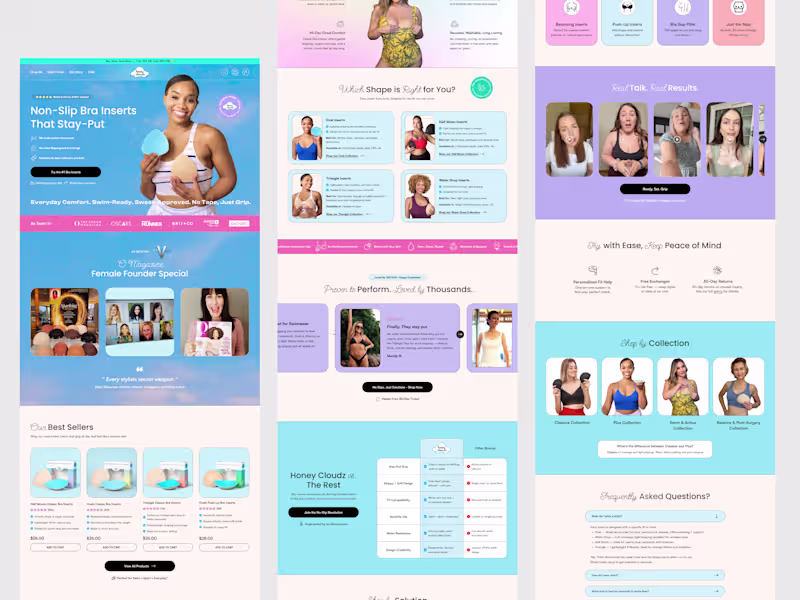 Cover image for Honey Cloudz Shopify Store Design & Build