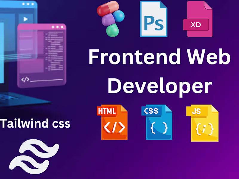 Cover image for Custom Frontend Development : React, sass, JavaScript, html,