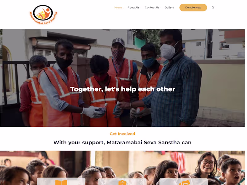 Cover image for NGO website with Payment Gateway