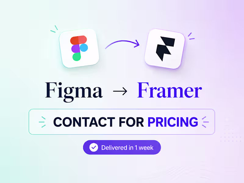 Cover image for Figma to Framer