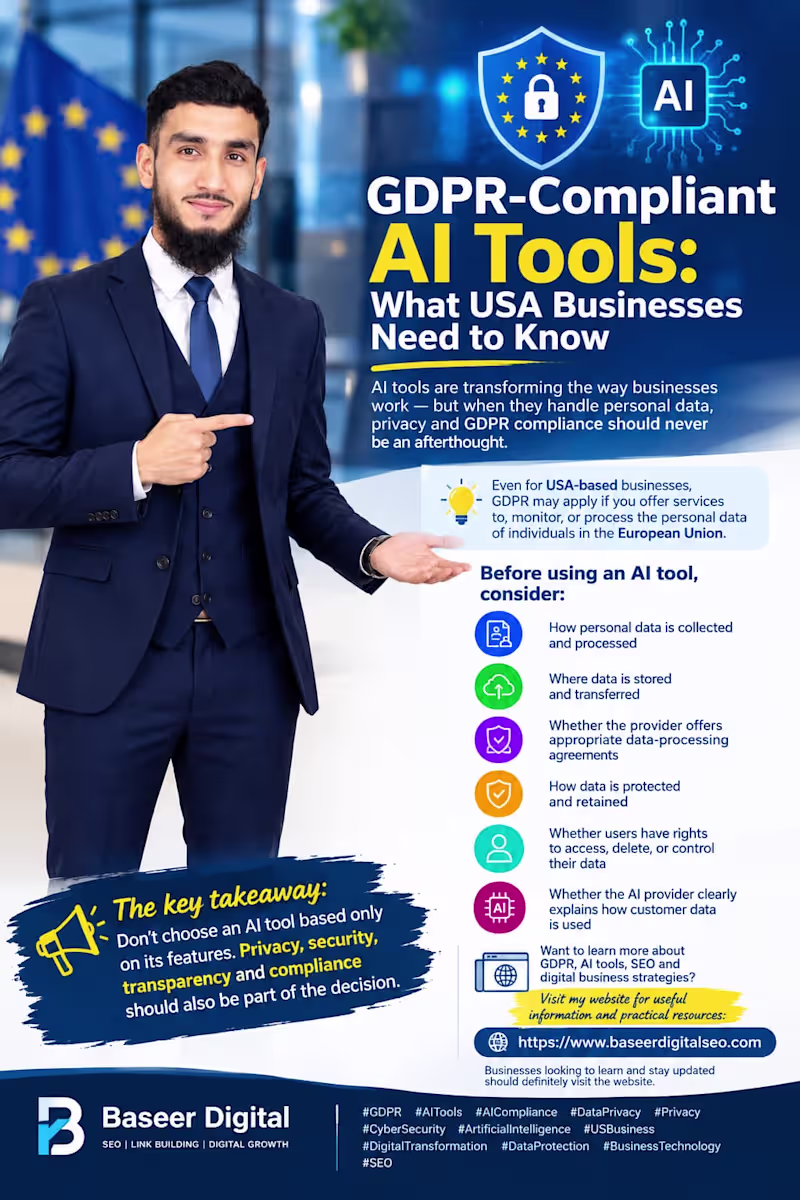 Cover image for GDPR-Compliant AI Tools: What USA