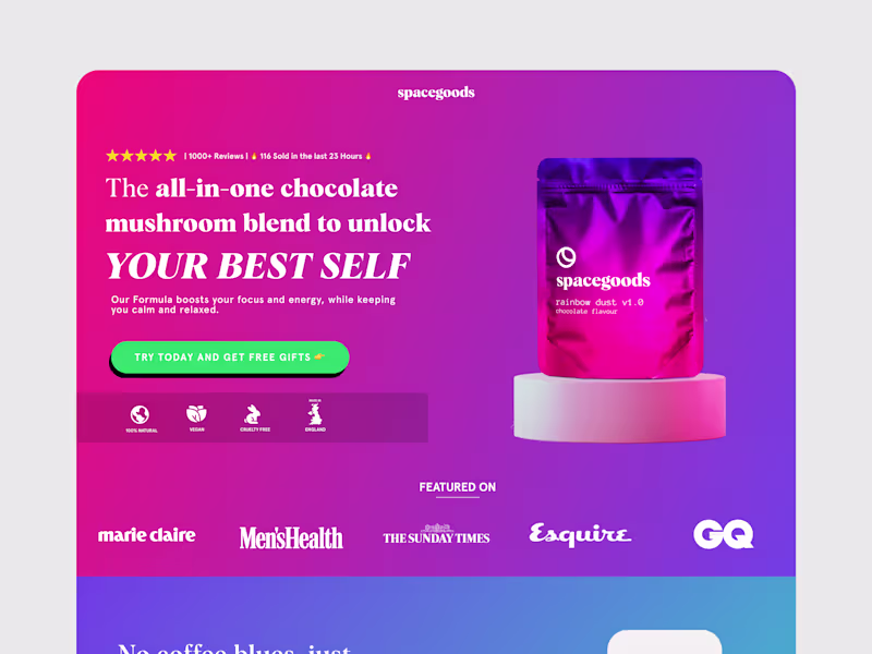Cover image for Shopify Revamp & Brand Optimization for Spacegoods