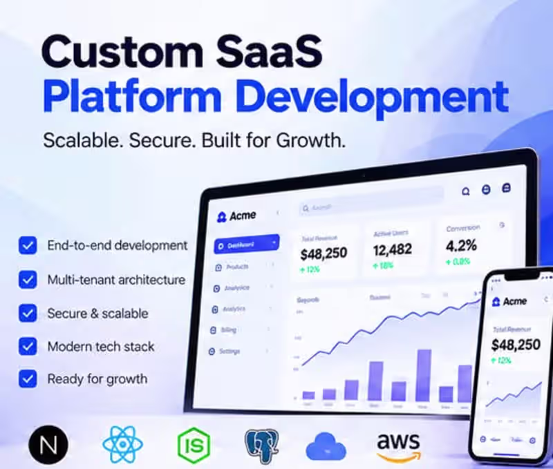 Cover image for Custom SaaS Platform Development