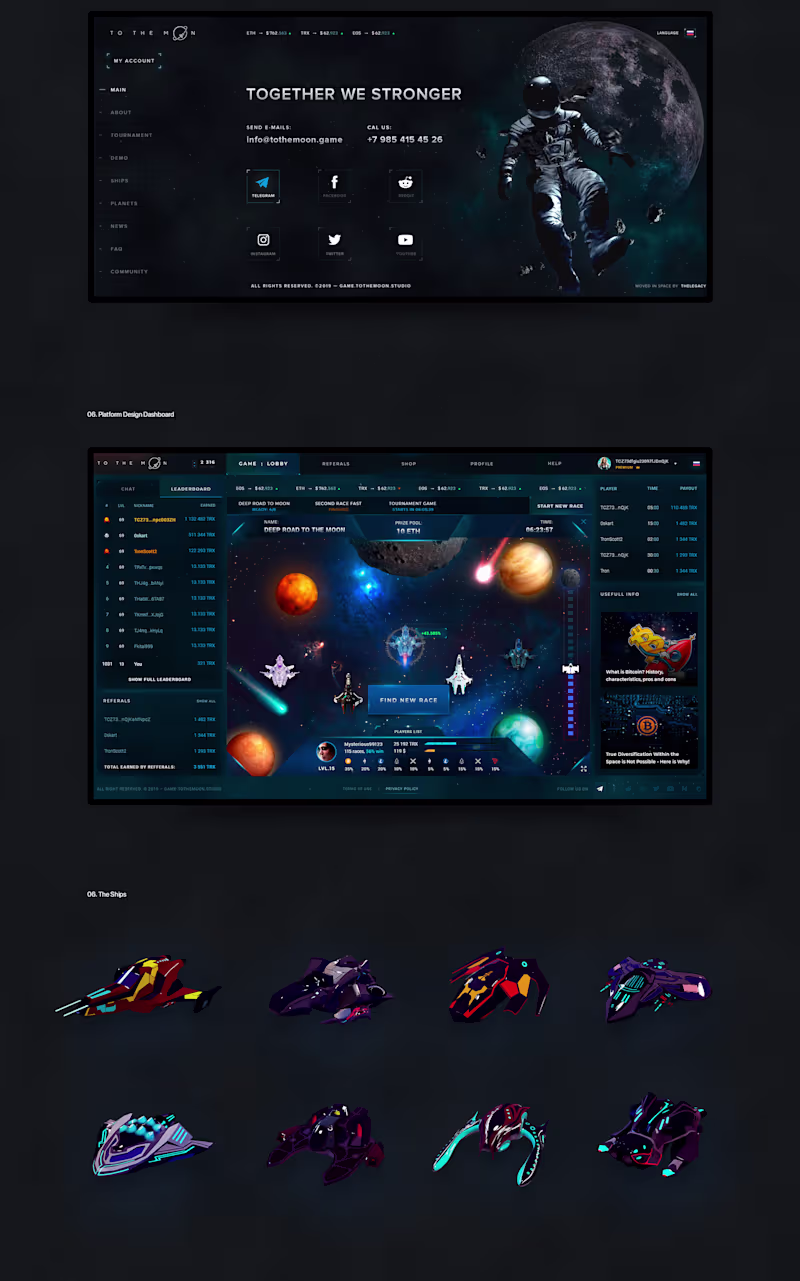 Cover image for TOTHEMOON Crypto-gaming Platform