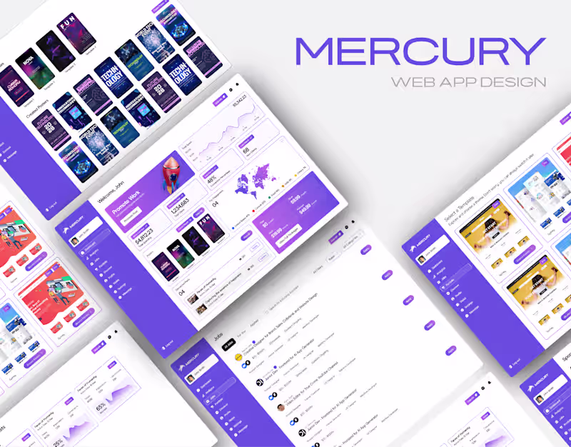 Cover image for Mercury Web App - Figma