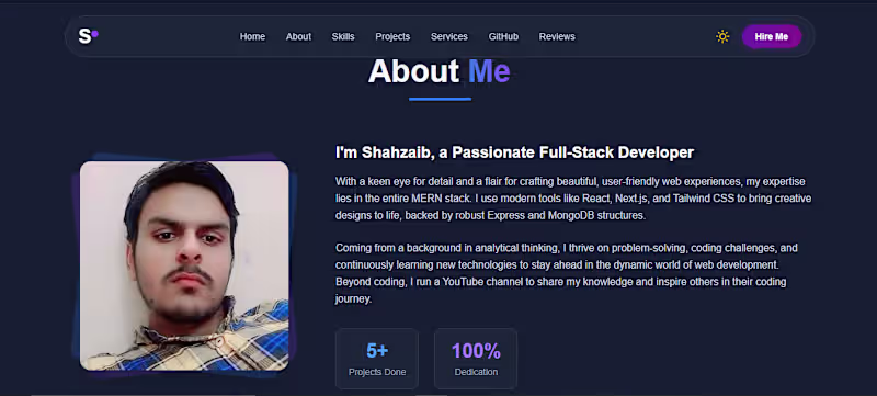 Cover image for My Personal Portfolio Website 