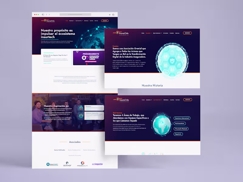Cover image for Insurtechile - Web Design 