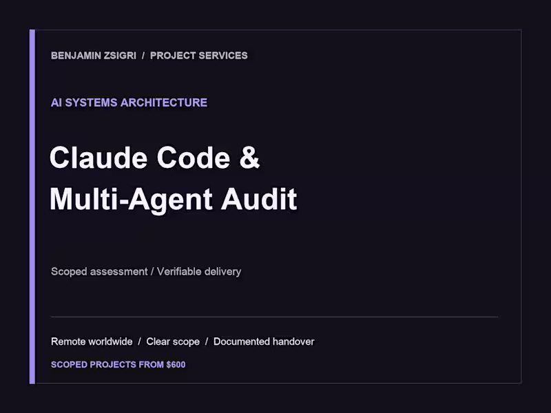 Cover image for AI Agent Architecture Audit