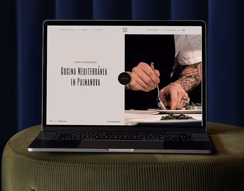 Cover image for Site vitrine restaurant - gastrobar-emma.es