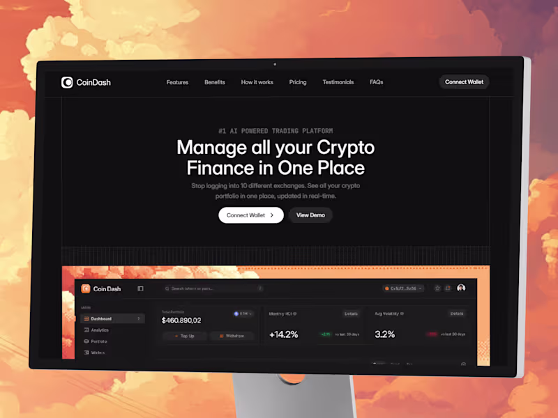 Cover image for CoinDash Website Design & Development
