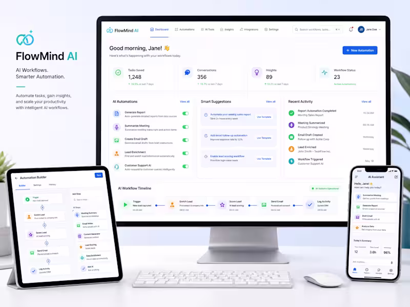 Cover image for An AI-powered workspace that automates