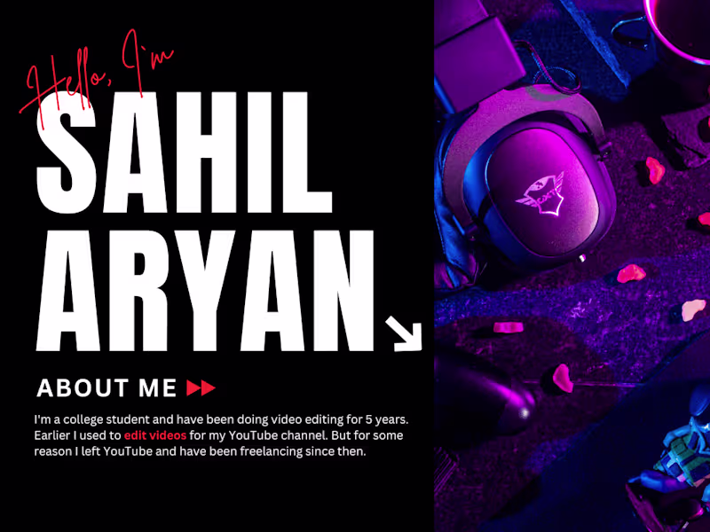 Cover image for I am a professional video editor