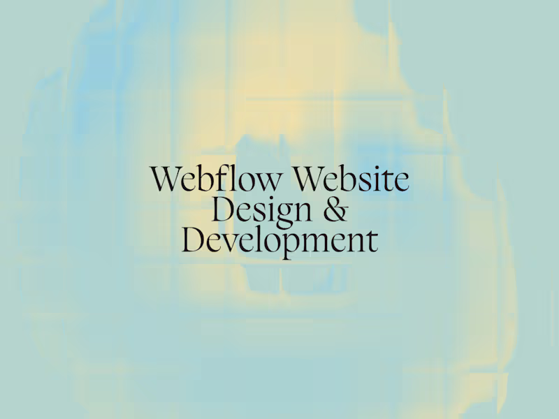 Cover image for Webflow | Website Design & Development