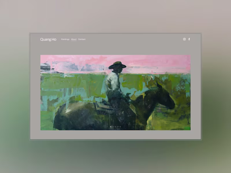 Cover image for Quang Ho Squarespace Website