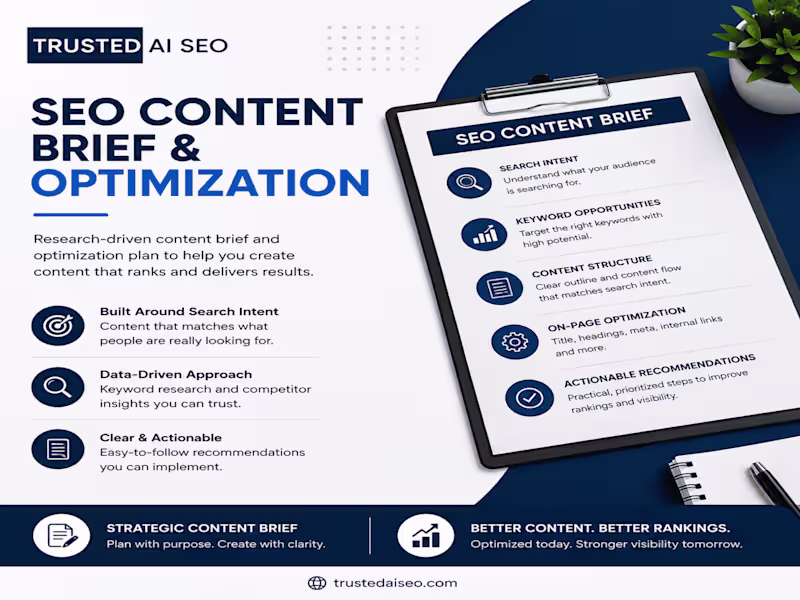 Cover image for SEO Content Brief & Optimization