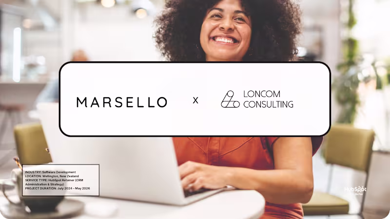 Cover image for HubSpot CRM Optimisation for Marsello