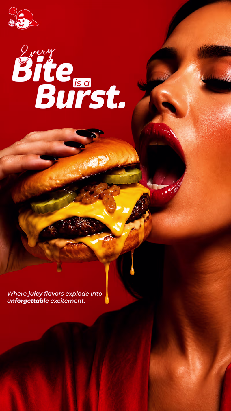 Cover image for Express the Excitement to the burger