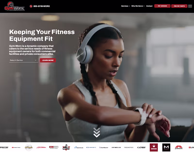 Cover image for Gym-Worx: Wix Studio Website Design & Development with Velo